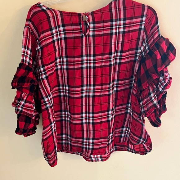Plus Classic Plaid Shirt Size 3X, perfect Christmas picture shirt! - Picture 7 of 7